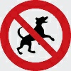 Das Mitnehmen von Hunden in das Erholungsareal ist streng verboten.